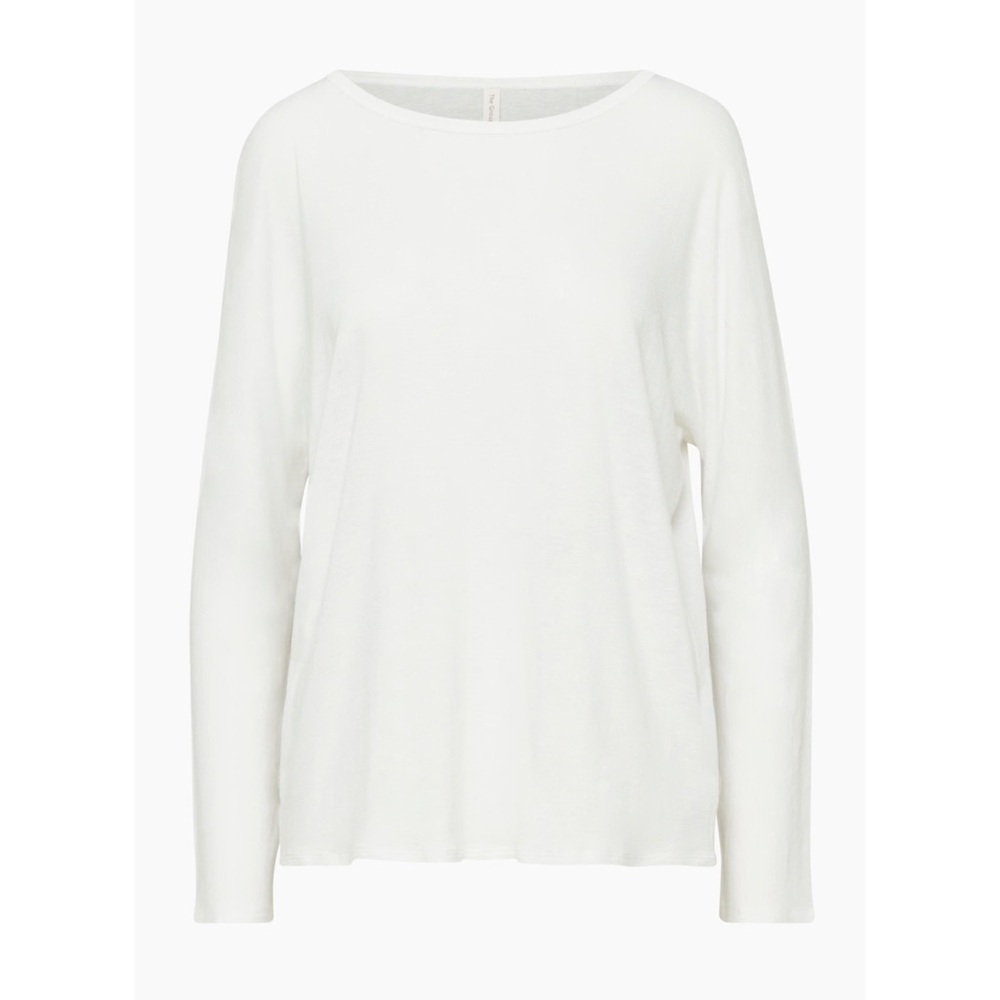 Babaton Beige Cotton Modal Loose Oversized Long Sleeve - Picture 7 of 7